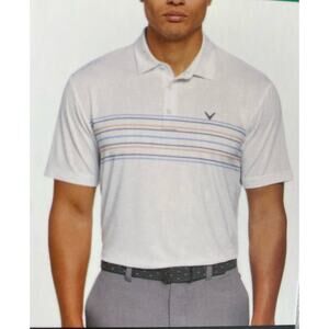 Callaway Men’s Golf Polo shirt White Sz Xl
